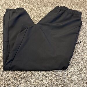 EUC GapFit Performance Stretch Joggers with Drawstring in Black; Size Medium